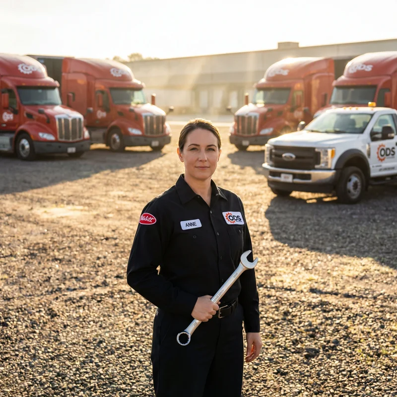 Semi truck fleet diesel maintenance